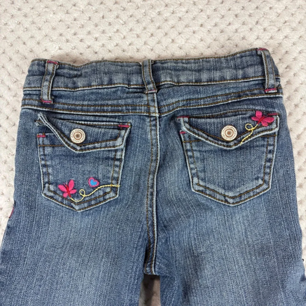 Zana Di Y2K embroidered girls jeans, size 5